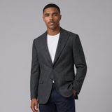 Logan | Tailored Tweed Fishbone Blazer Jacket