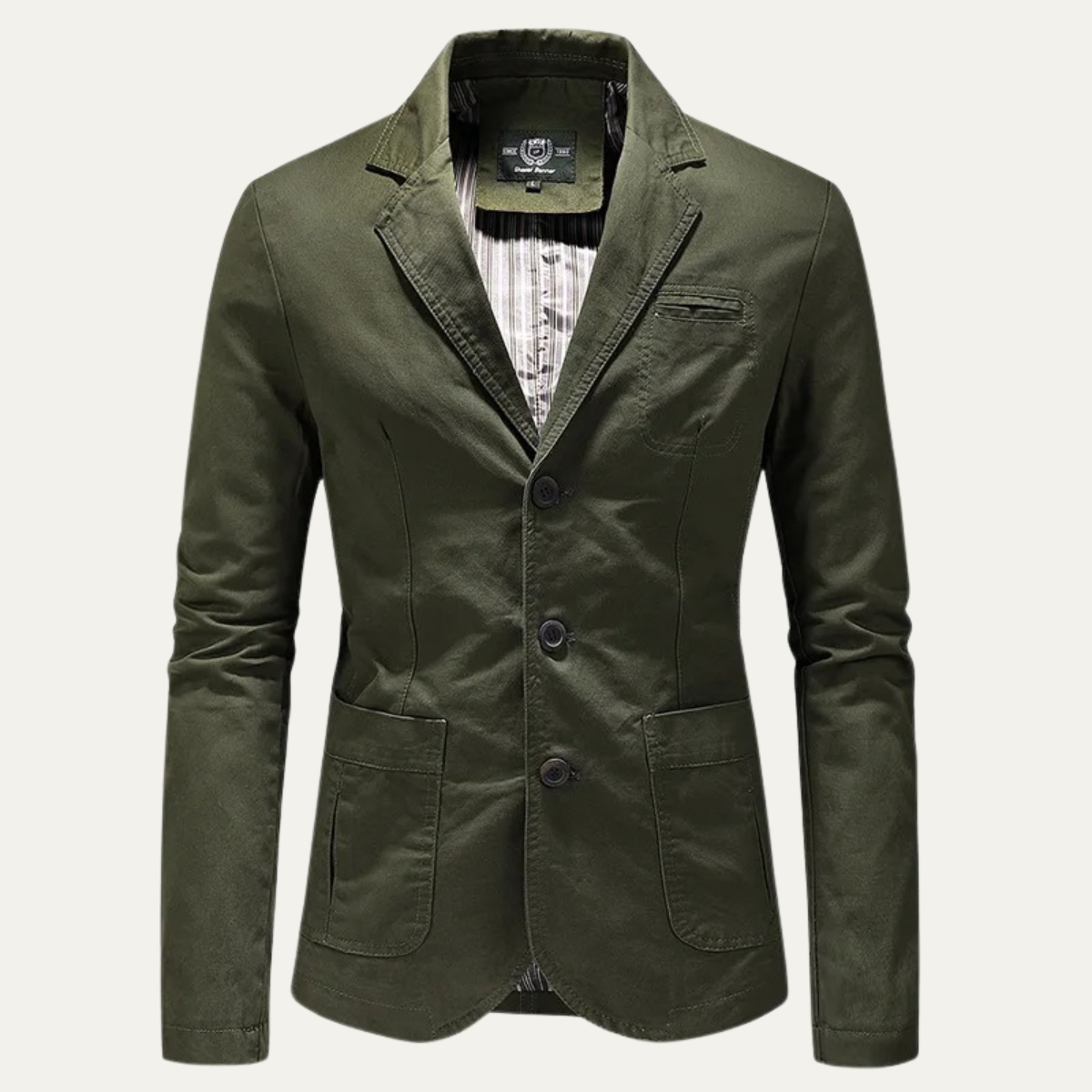 Darnell cotton blazer Army Green