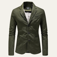 Darnell cotton blazer Army Green