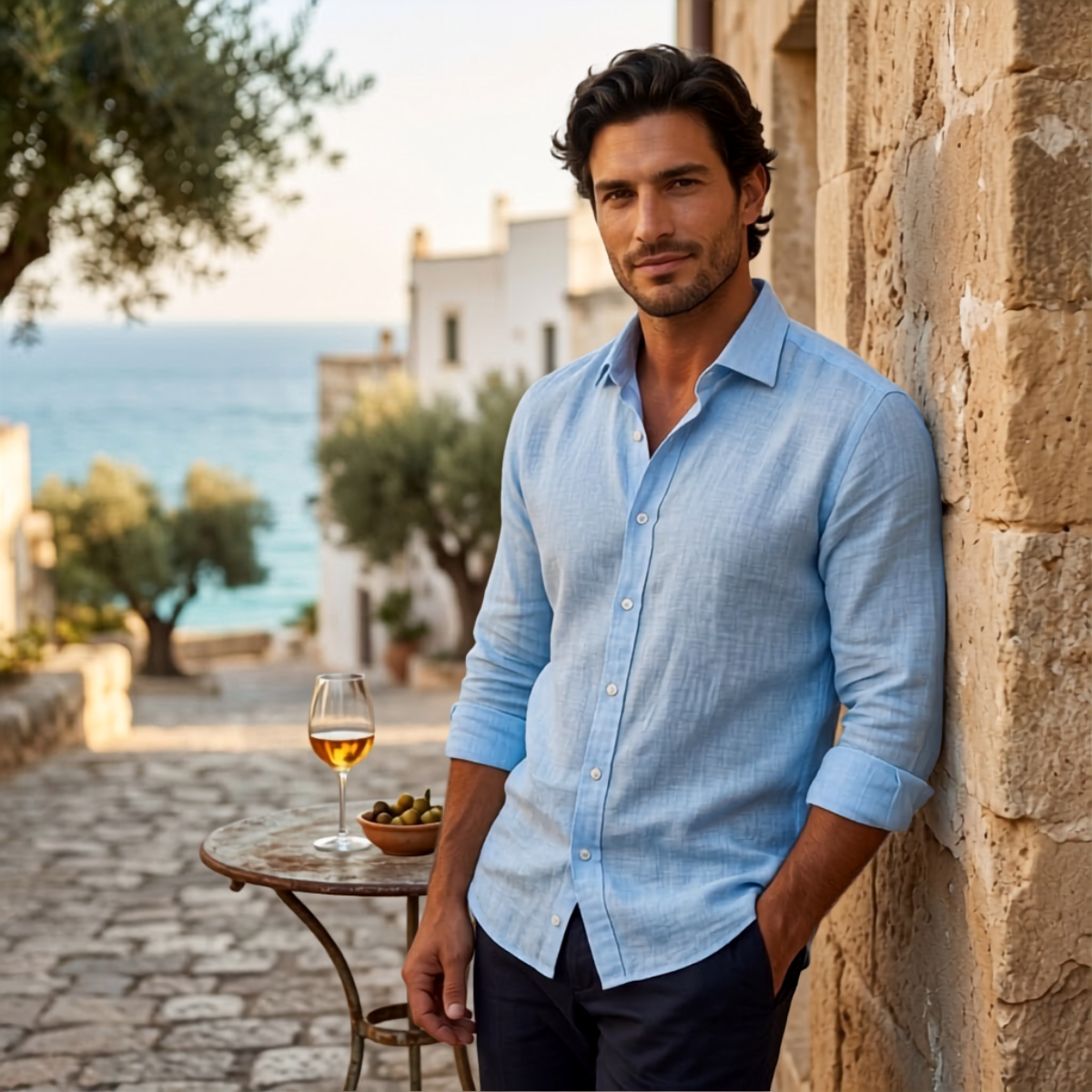 Broderick | Lightweight Casual Summer Button Shirt