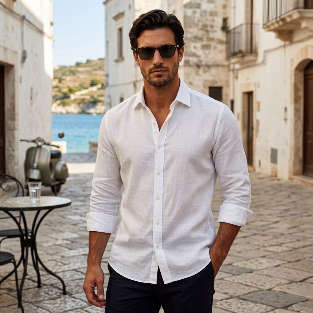 Broderick | Lightweight Casual Summer Button Shirt