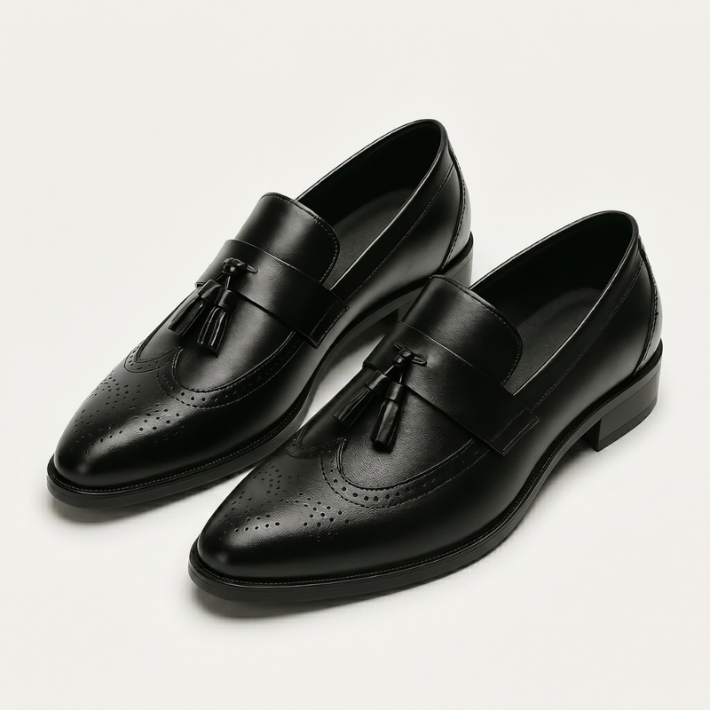 Niall leather tassel loafers