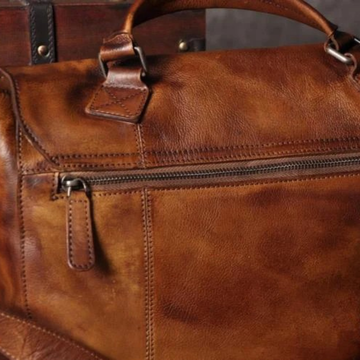 Earl | Vintage Genuine Leather Crossbody Shoulder Bag for Men