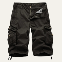 Jake | Cotton Utility Cargo Shorts with Multiple Pockets