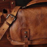 Earl | Vintage Genuine Leather Crossbody Shoulder Bag for Men