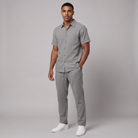 Preston | Casual Linen Summer Shirt and Trousers Set