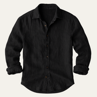 Dennis | Vintage Long Sleeve Linen Shirt