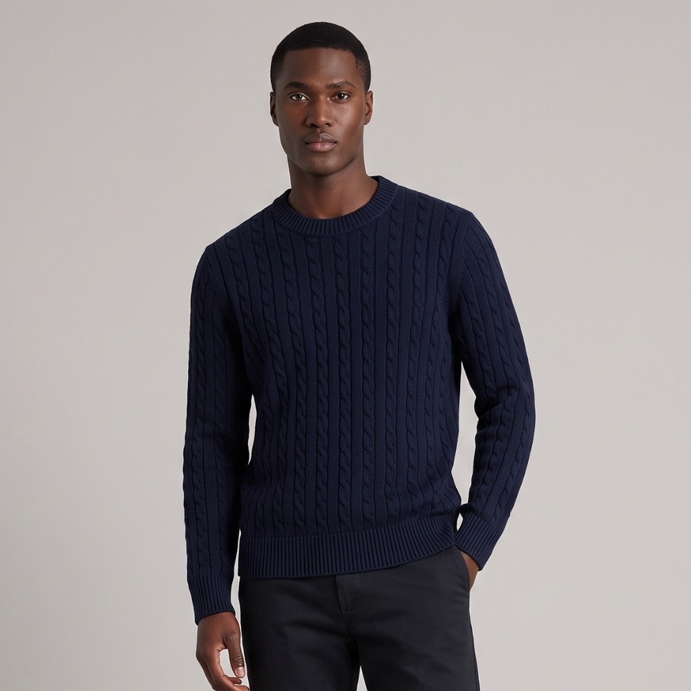 Emmanuel | Men's Cashmere Merino Wool Knit Jumper