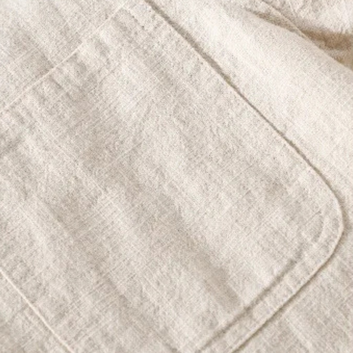 Sterling linen shirt jacket sleeve detail