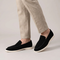 Nigel | Men's Suede Slip On Dress Loafers