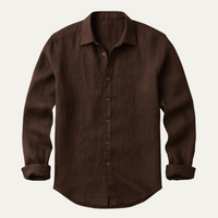 Dennis | Vintage Long Sleeve Linen Shirt