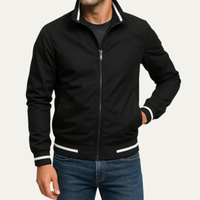 Cedric Zip Jacket Black