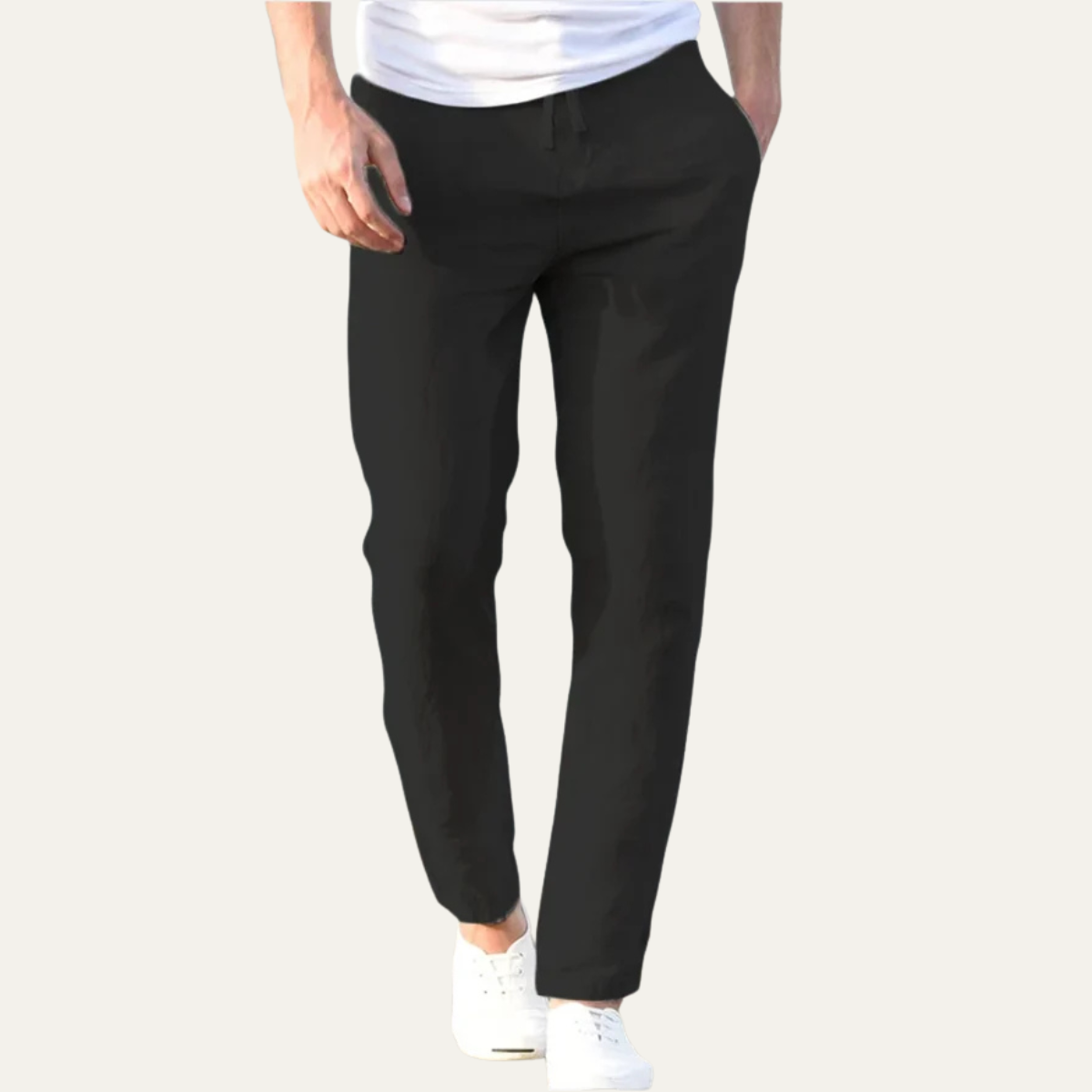 Gael | Men's Lightweight Elastic Linen Trousers