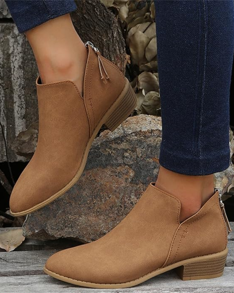 Cordelia | Pointed Toe Ankle Boots