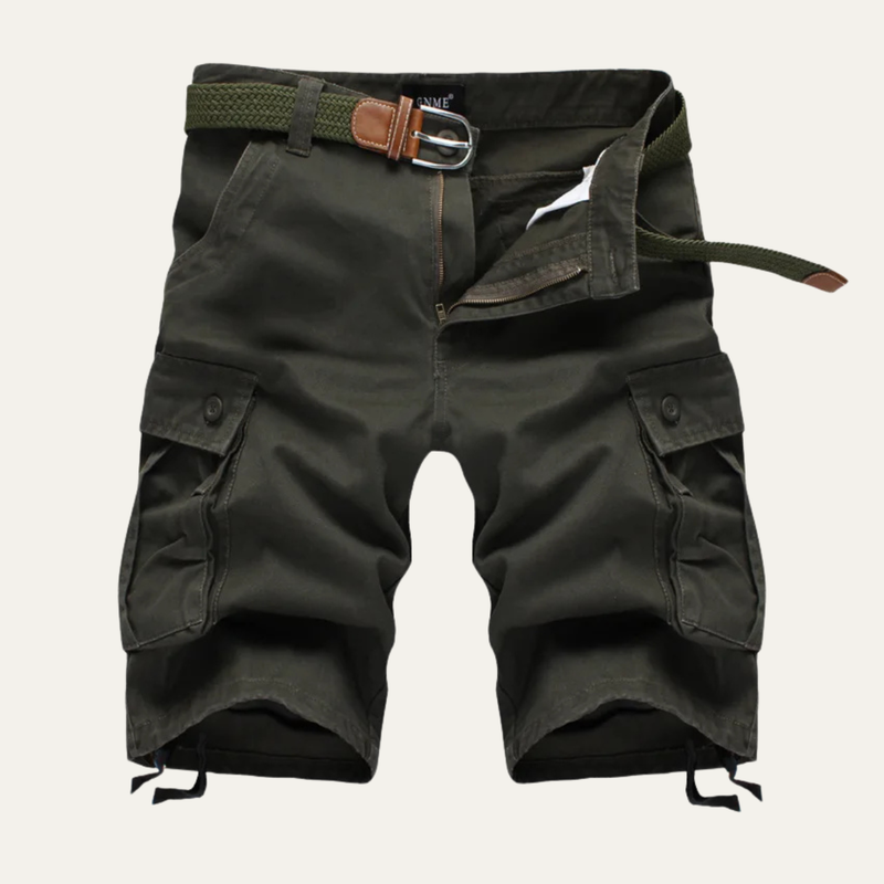Gerald cargo shorts in Army Green