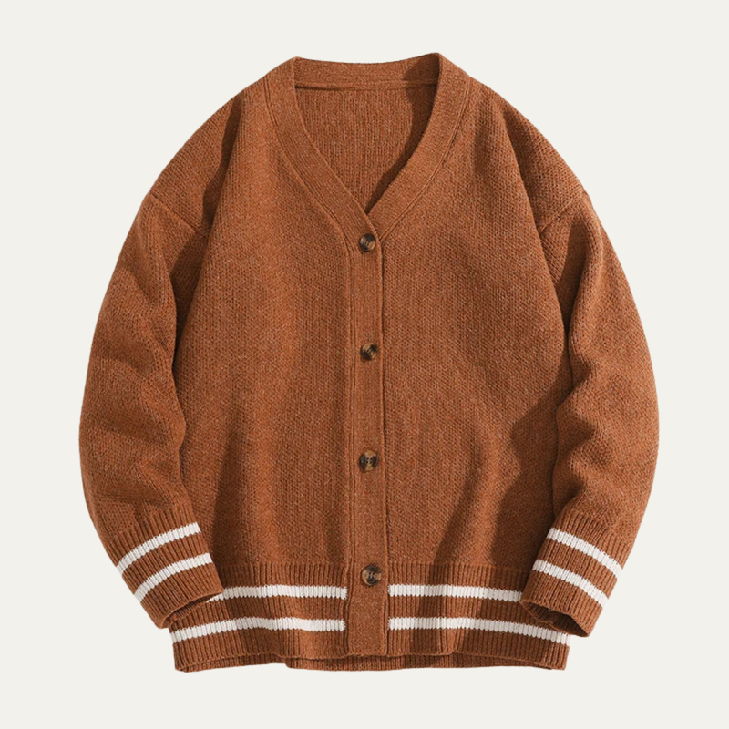 Gawain cardigan in Brown