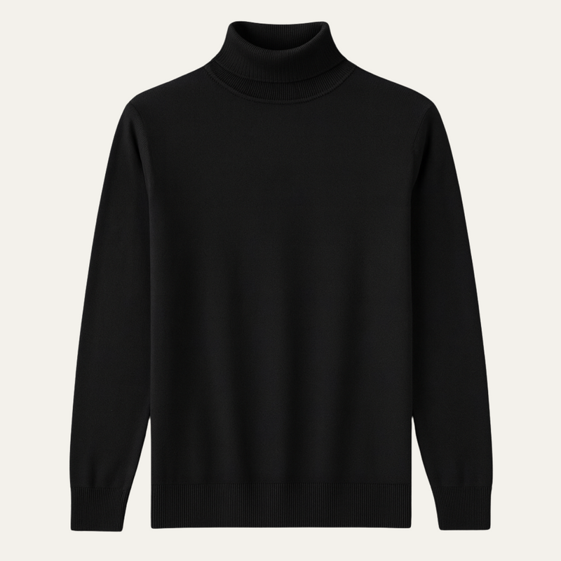 Ezra | Men's Cotton Turtleneck Jumper