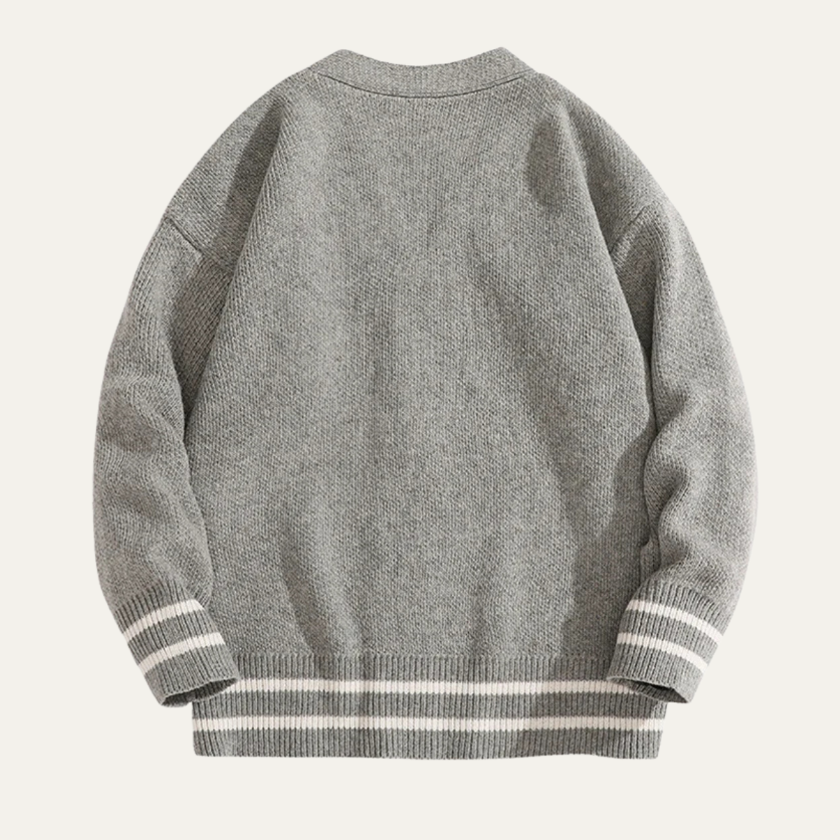 Gawain cardigan knit detail