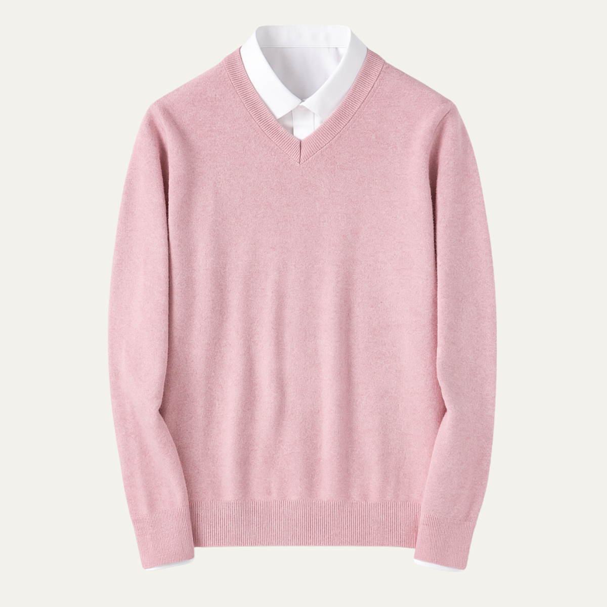 Sebastian cashmere jumper in Pink