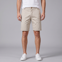 Fraser | Men's Summer Chino Shorts, Cotton Stretch Casual Beach Shorts