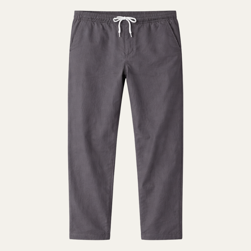 Gabriel | Men's Breathable Lightweight Elastic Linen Trousers