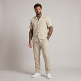 Porter | Linen Blend Summer Shirt and Trousers Set