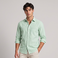 Carl | Men's Classic Striped Button Up Long Sleeve Shirt