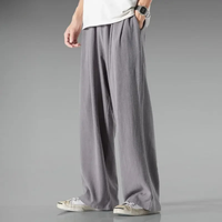 Ronan linen trousers in Grey