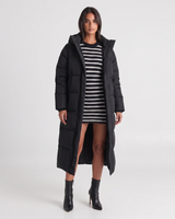Winifred | Longline Hooded Quilted Puffer Jacket