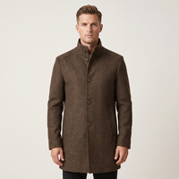 Egerton overcoat styling detail, second view