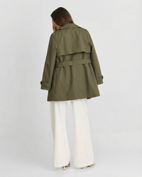 Edith | cropped trench coat