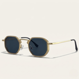 Charlie | Retro Hexagon Metal Frame Sunglasses