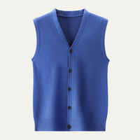 Crowther jumper vest styling detail