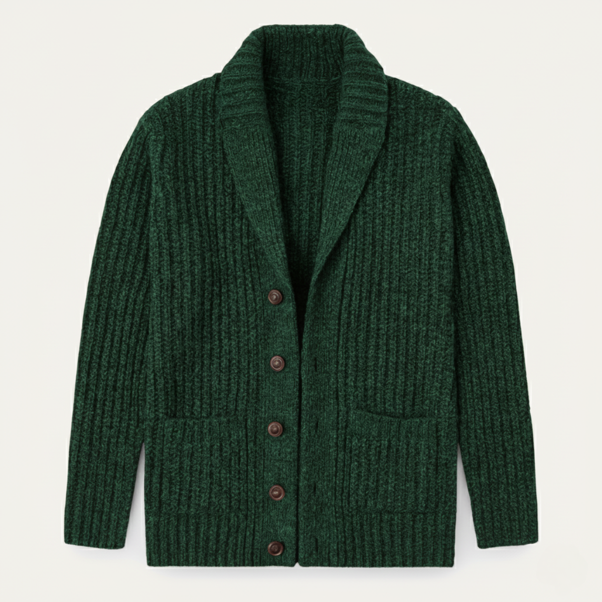 Mark | Chunky Knit Shawl Collar Cardigan
