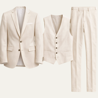 Bruno | Three Piece Tailored Formal Suit Set