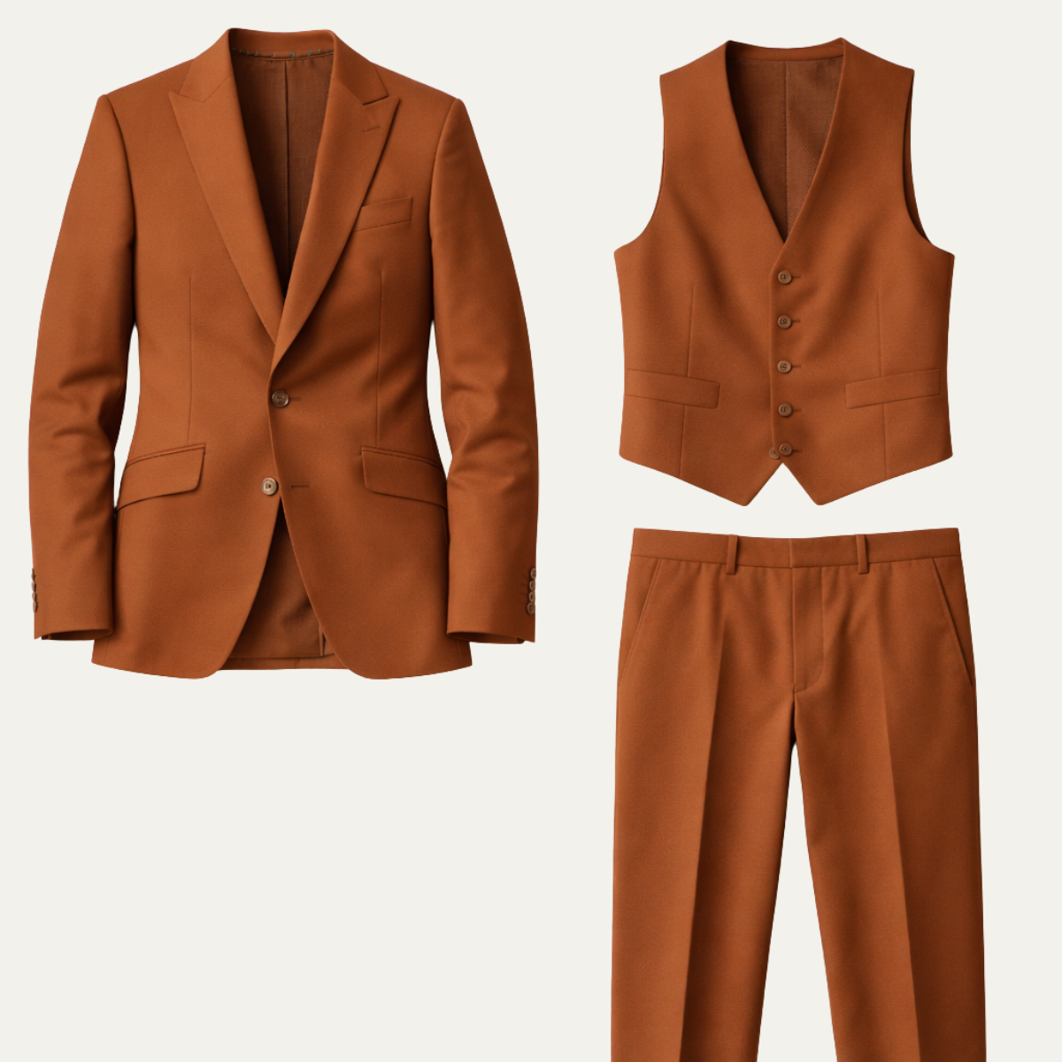 Osborne | Men's Elegant Three-Piece Jacket, Gilet and Trousers Suit