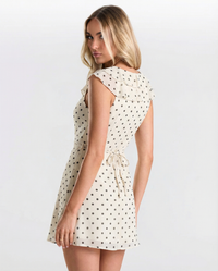 Harriet | polka dot mini dress