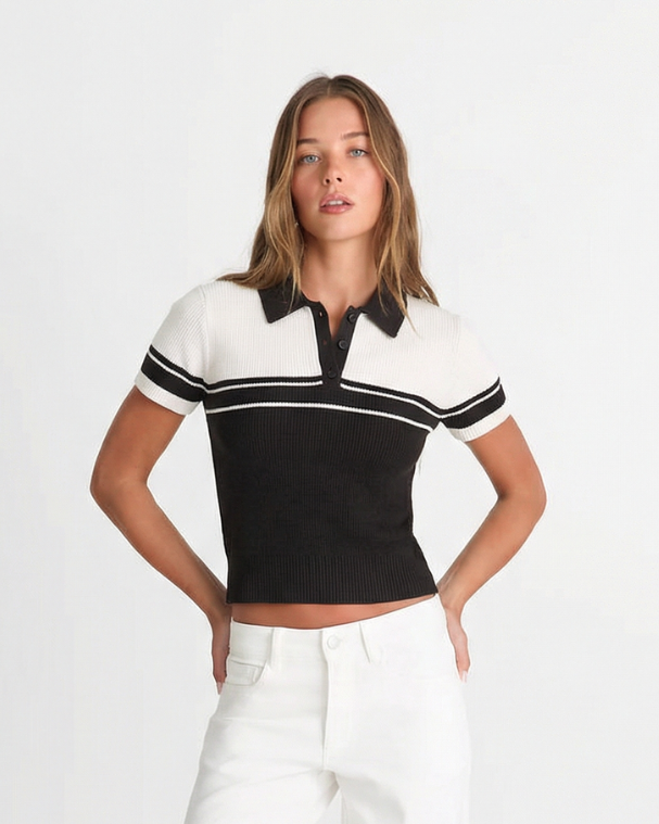 Nina | knit crop top