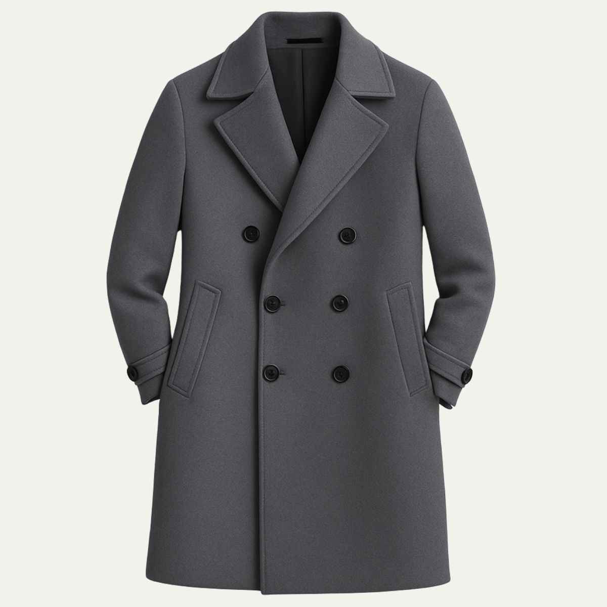 Eldridge double breasted wool coat
