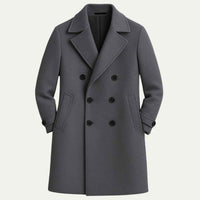 Eldridge double breasted wool coat