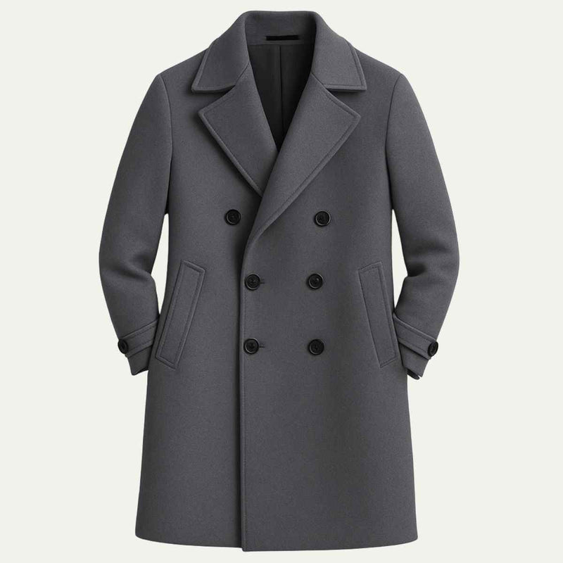 Eldridge double breasted wool coat