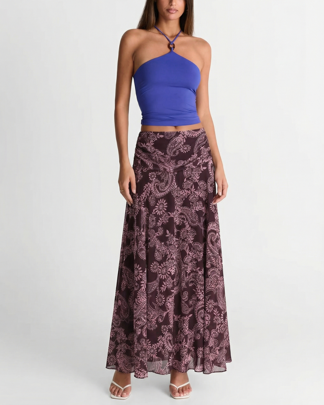 Lexi | floral maxi skirt