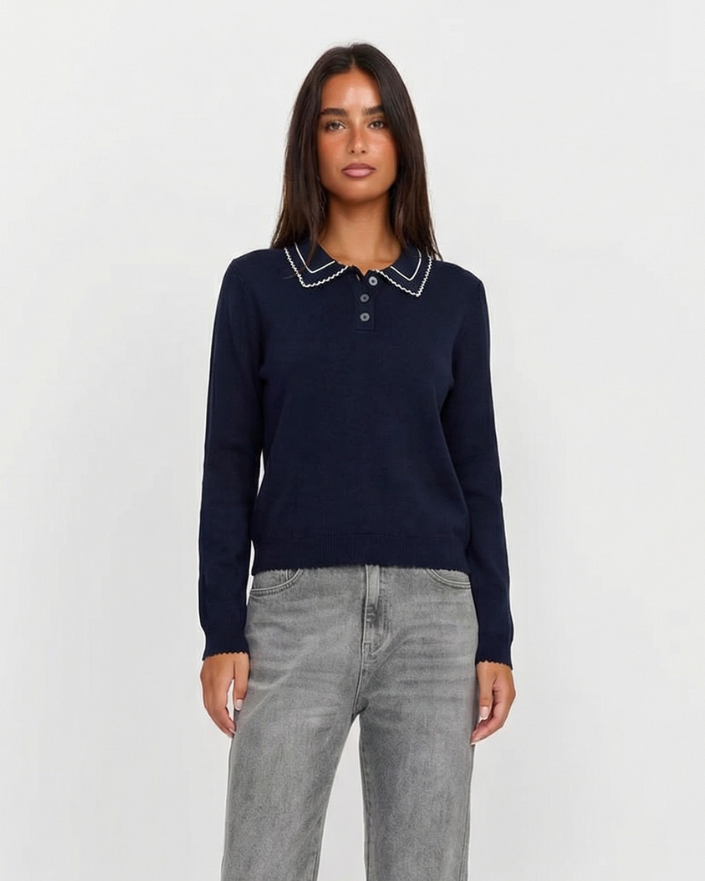 Ava | knit top