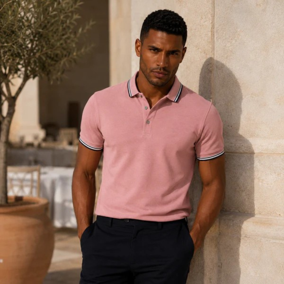 Raymond | Elegant Cotton Polo Shirt