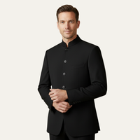 Lowell | Stand Collar Slim Fit Business Blazer