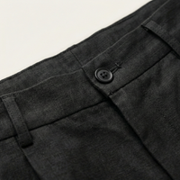 Frank | Lightweight Folded Hem Linen Shorts