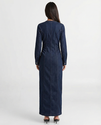 Celeste | denim maxi dress