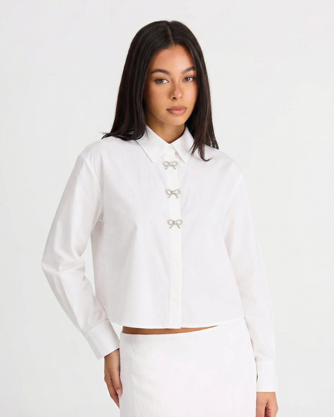 Ariella | white crop top