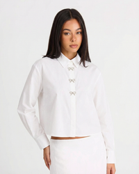 Ariella | white crop top
