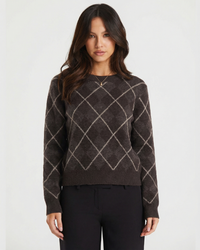 Cressida | argyle knit top